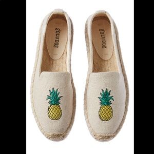 Soludos Pineapple Canvas Slipper Espadrilles